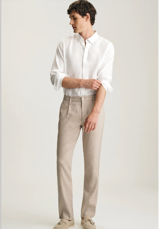 COFFEE WILL PLEATED LINEN PANT
