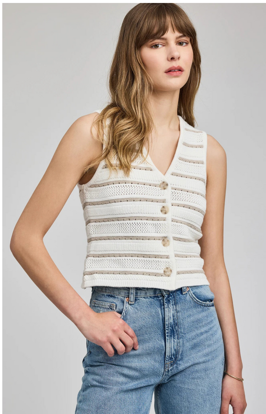 BEECHWOOD STRIPE MARIANA VEST