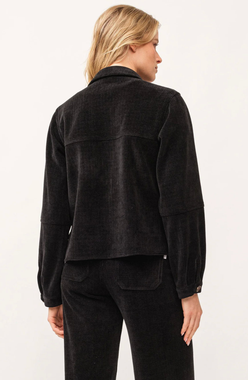 DEAR JOHN BLACK CROPPED GINA JACKET