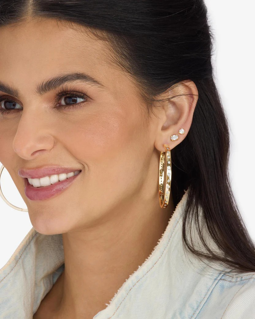 ASHLEY INFINITY REVERSIBLE HOOPS -2"