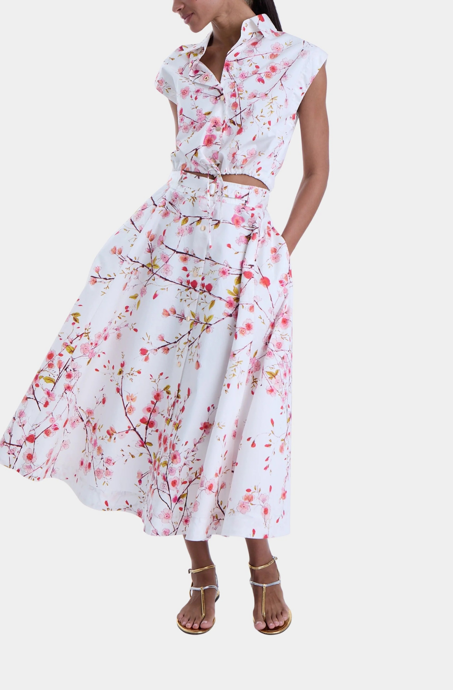 SUMMER WHISPER LOLA PRINT TOP