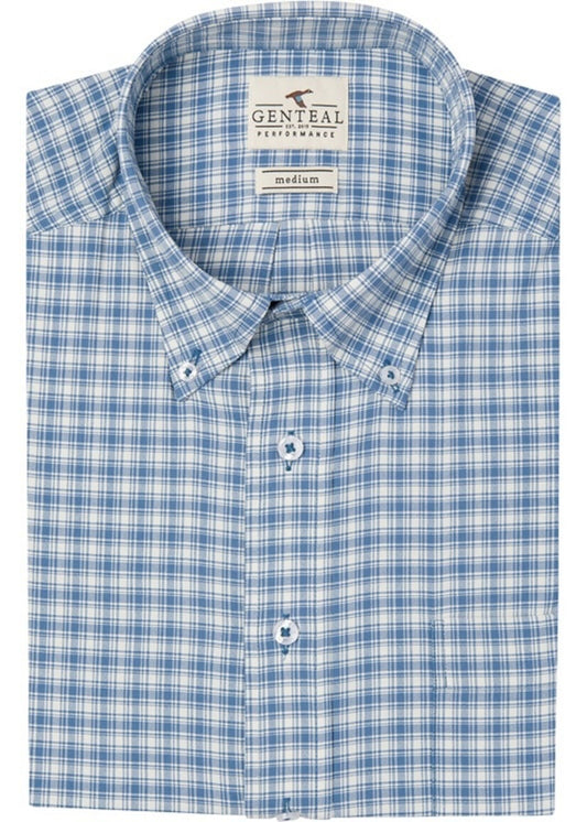 GENTEAL BLUE HORIZON ASHLAND PLAID PERFORMANCE