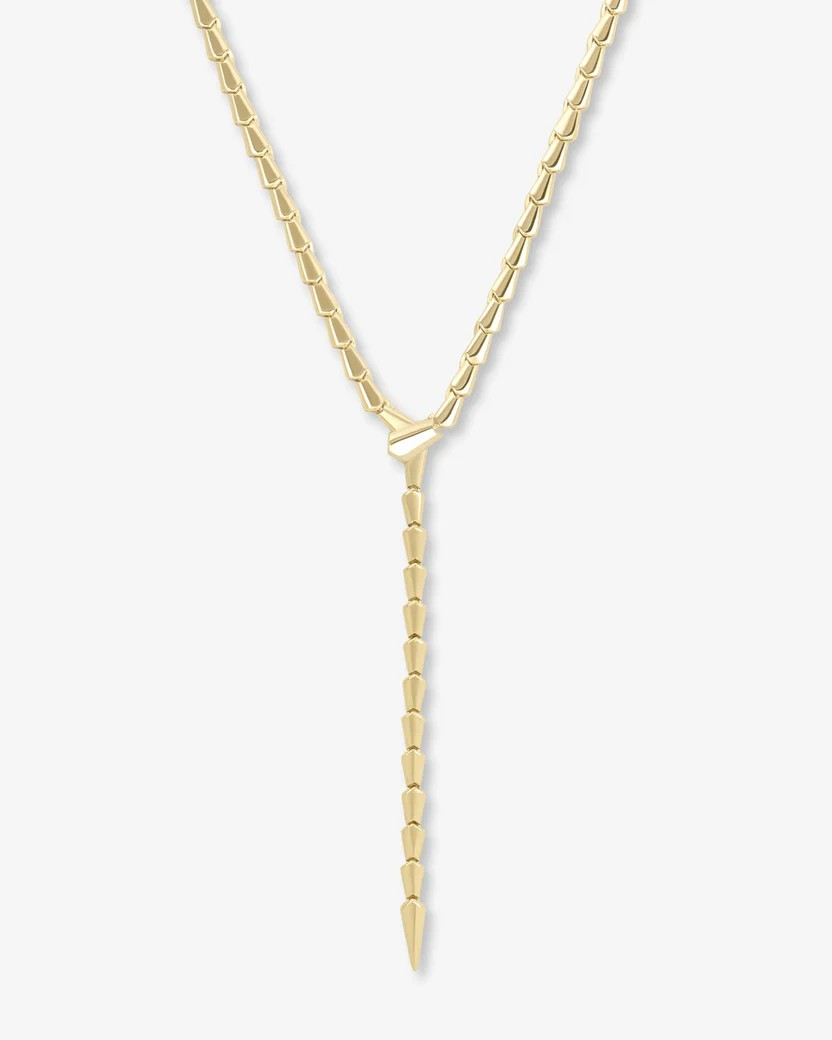SERPENT LARIAT NECKLACE