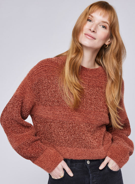 GENTLE FAWN CINNAMON ROSETTA SWEATER