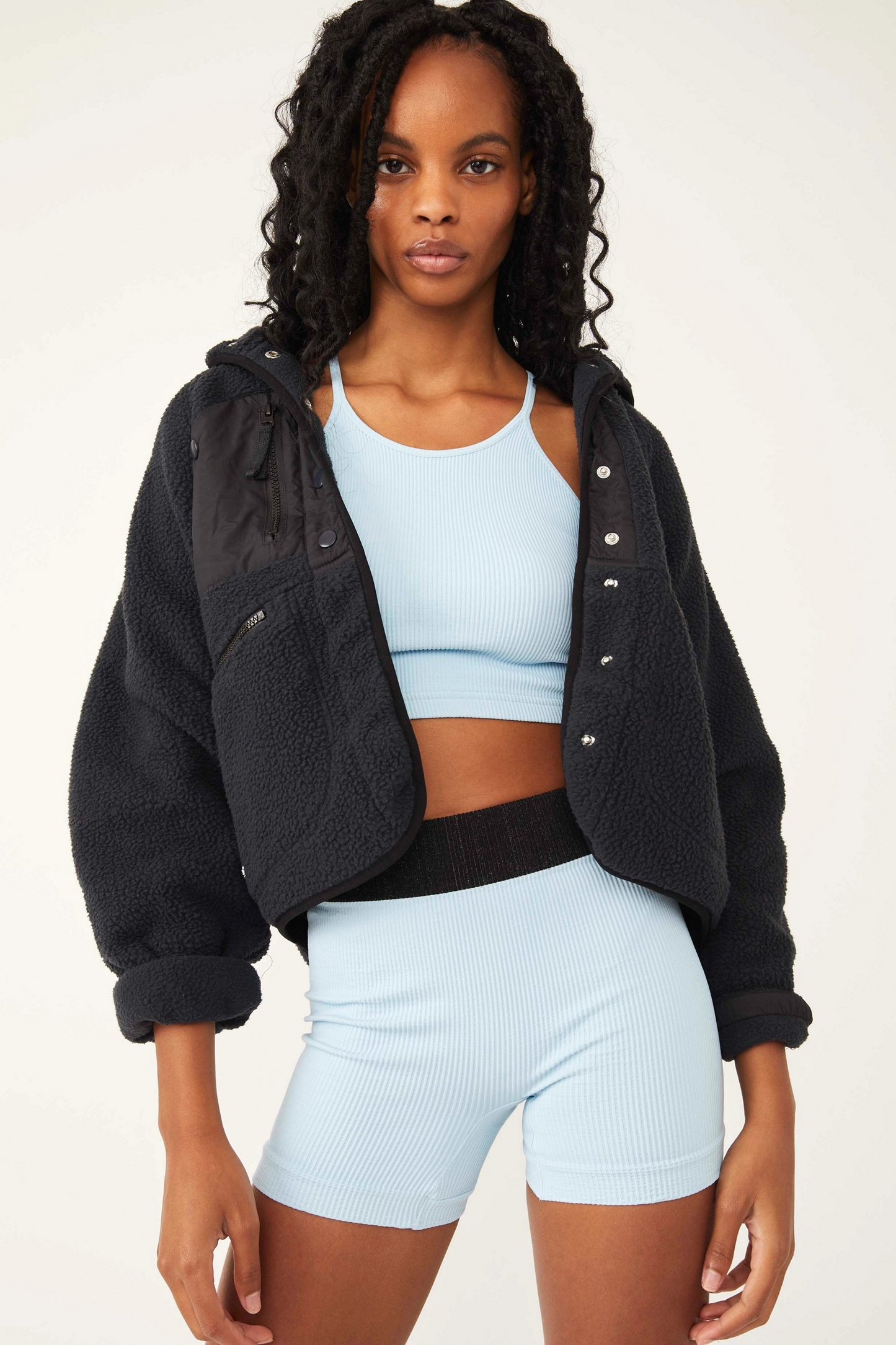 BLACK HIT THE SLOPES JACKET