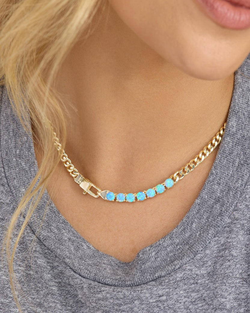 JULIAN LOVES OPALS NECKLACE