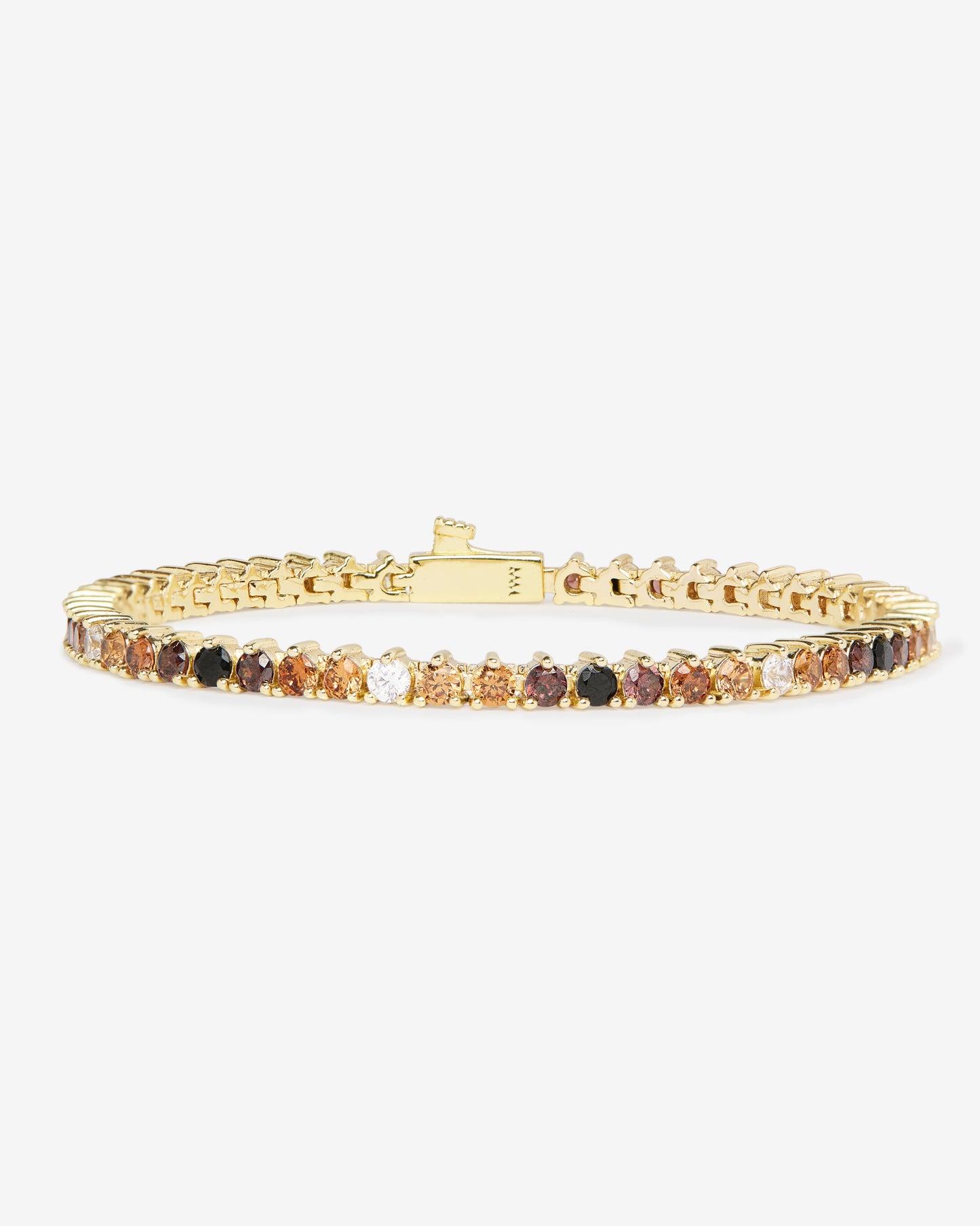 BLACK OMBRE NOT YOUR BASIC TENNIS BRACELET