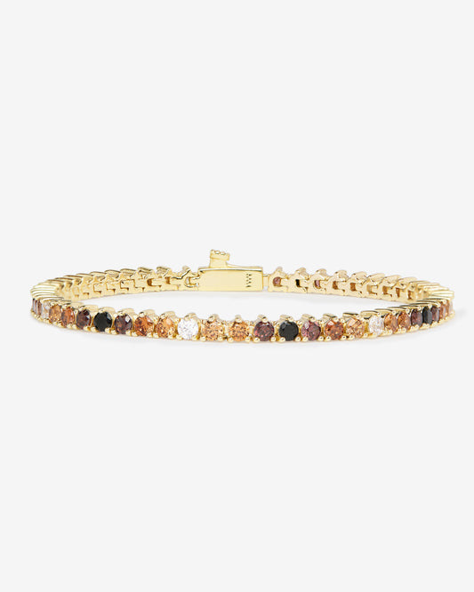 BLACK OMBRE NOT YOUR BASIC TENNIS BRACELET