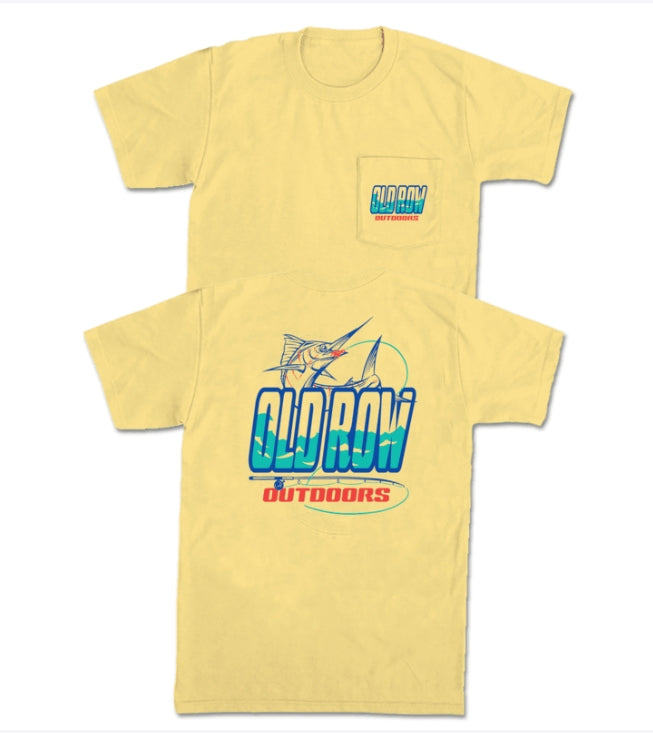 OLD ROW OUTDOORS MARLIN POCKET TEE