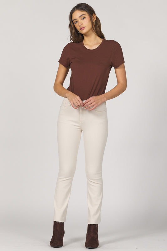 WHITECAP GRAY JEANNE FLARE JEAN