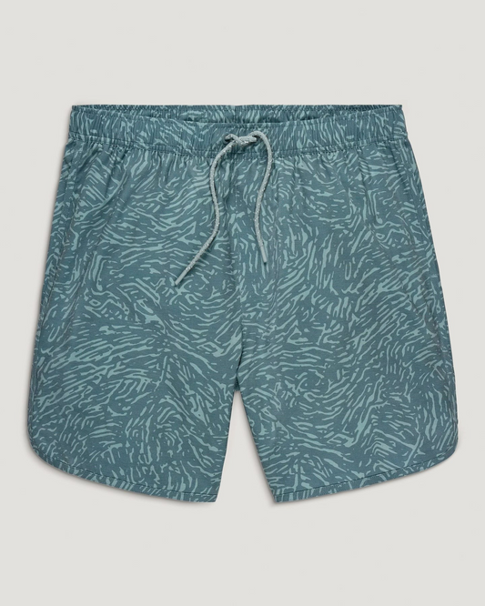 YOUTH TIDAL FLOW PRINT REVERB SHORTS