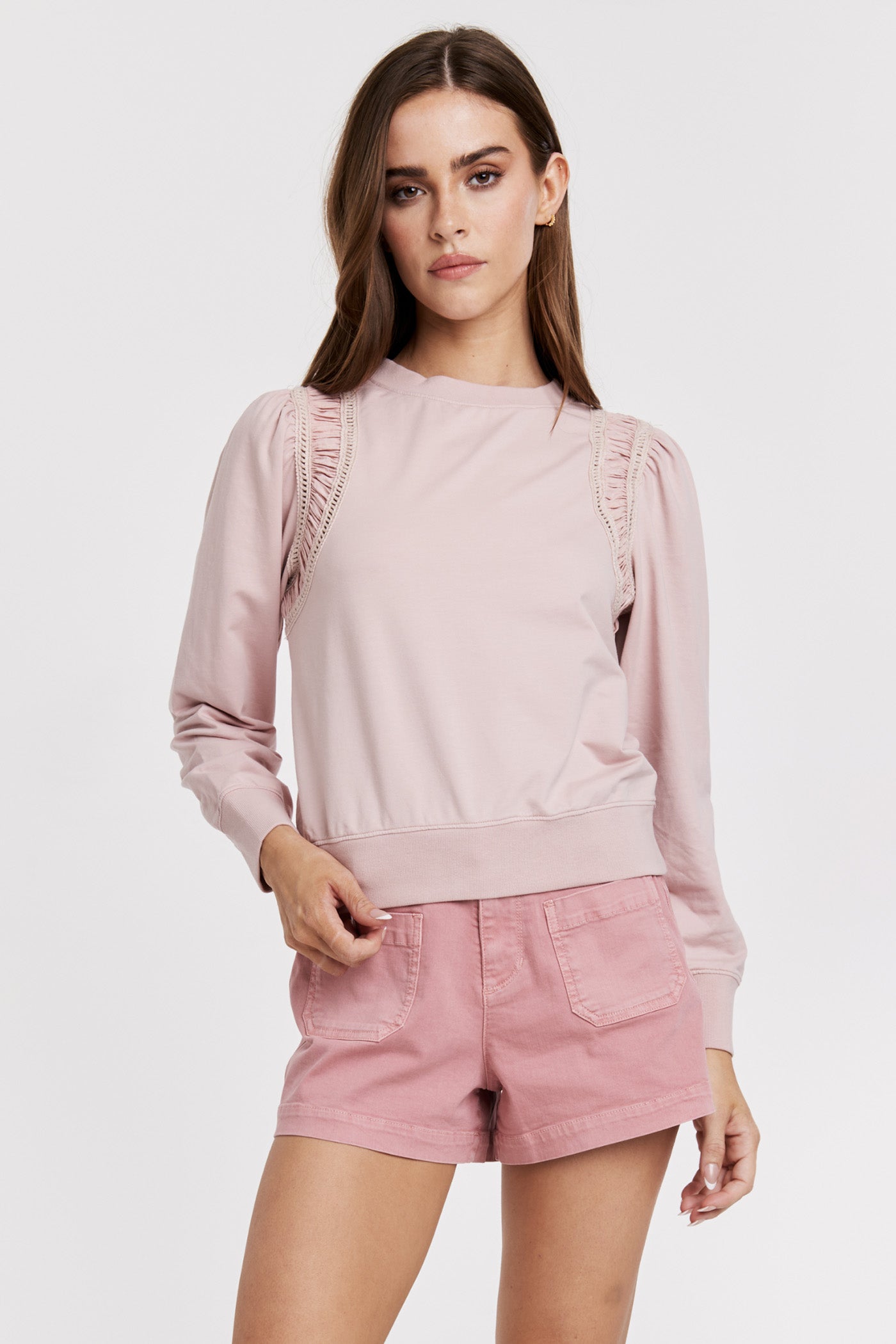 ANOTHER LOVE PETAL PINK CECILY TOP
