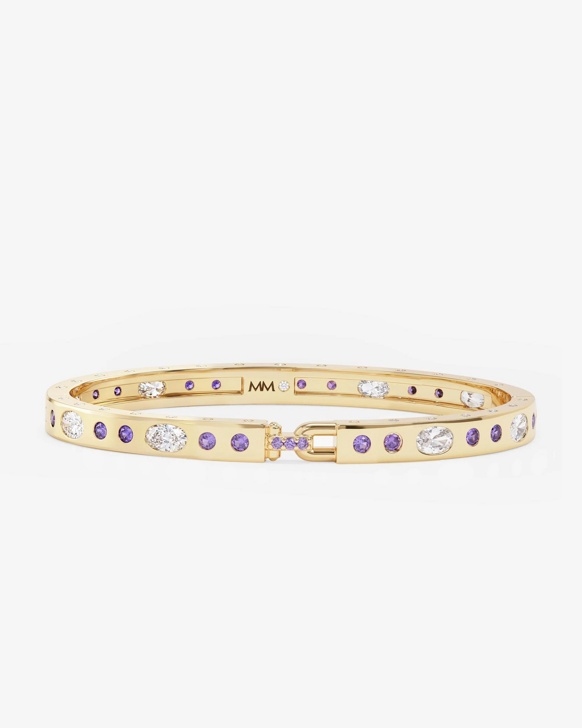 LAVENDER ASHLEY SUNSET LOCK CUFF