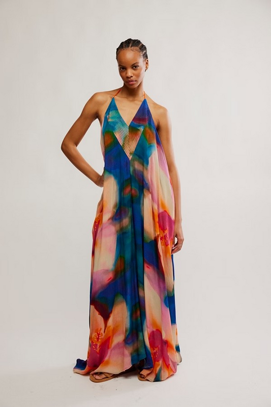 FREE PEOPLE SUNSET CATALINA MAXI