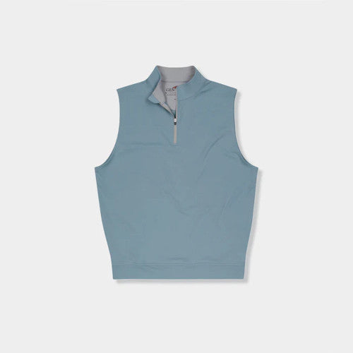 GENTEAL STONE BLUE PERFORMANCE QUARTER-ZIP VEST