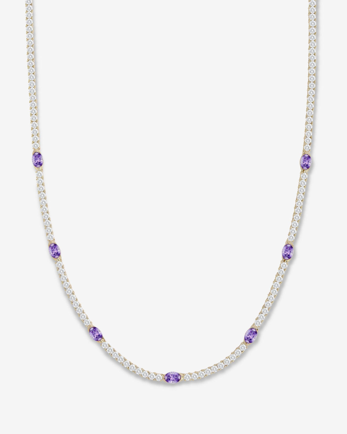 MELINDA MARIA THE MAVEN LAVENDER NECKLACE