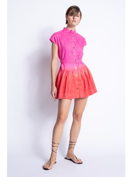 ZELLIE OMBRE MINI DRESS