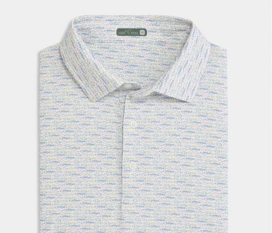 MIRAGE YOUTH SHORELINE CATCH PERFORMANCE POLO