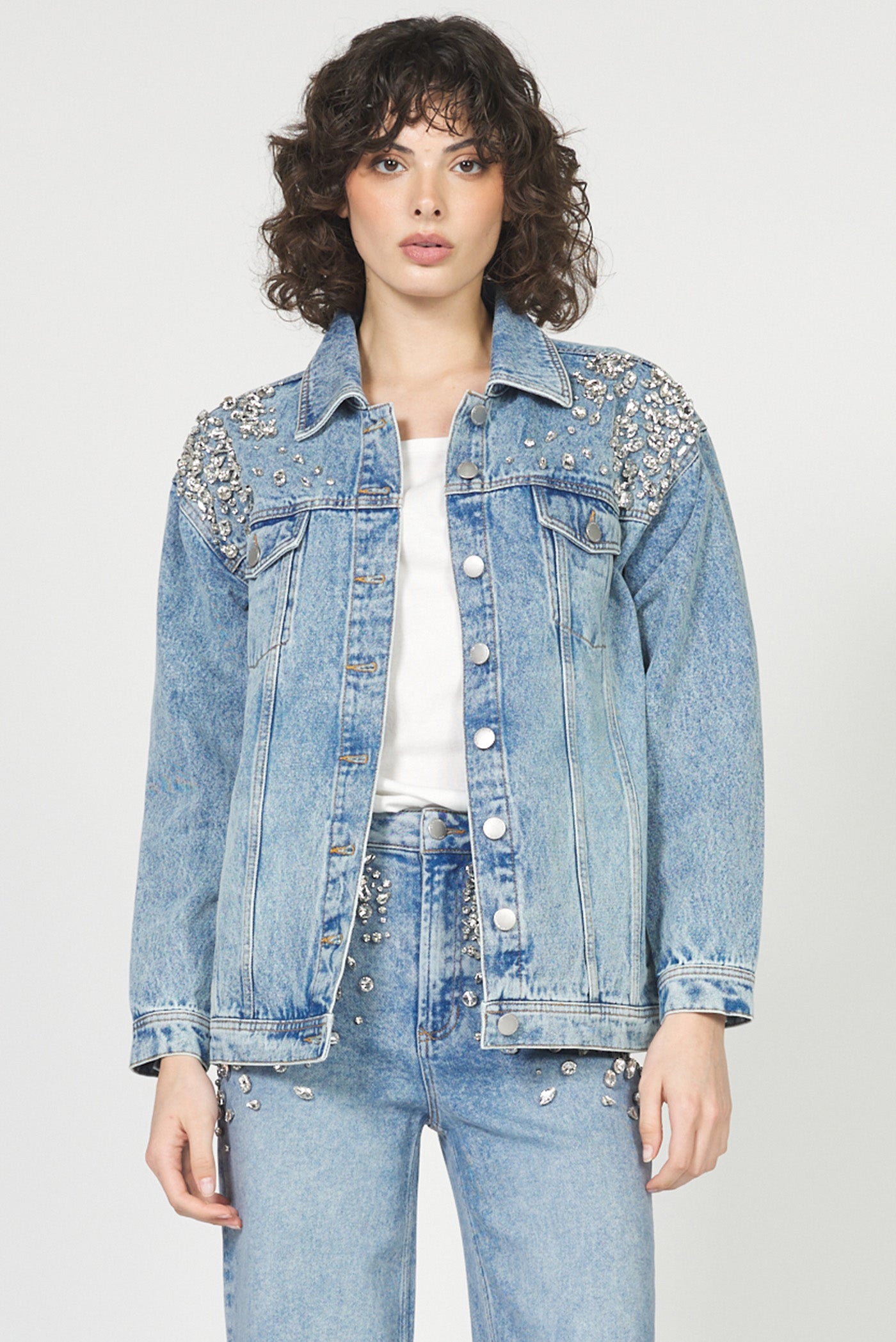 SPARKLE JANETTE DENIM JACKET