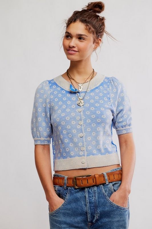 ISLA PATTERNED CARDI