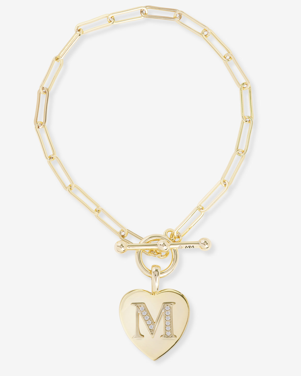 MELINDA MARIA LOVE LETTER CHARM BRACELET