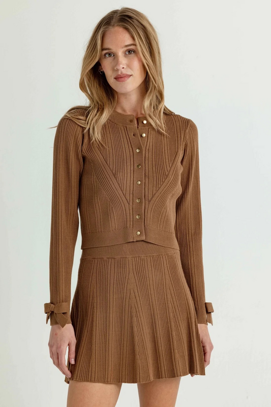 CHESTNUT BENTLEY CARDIGAN