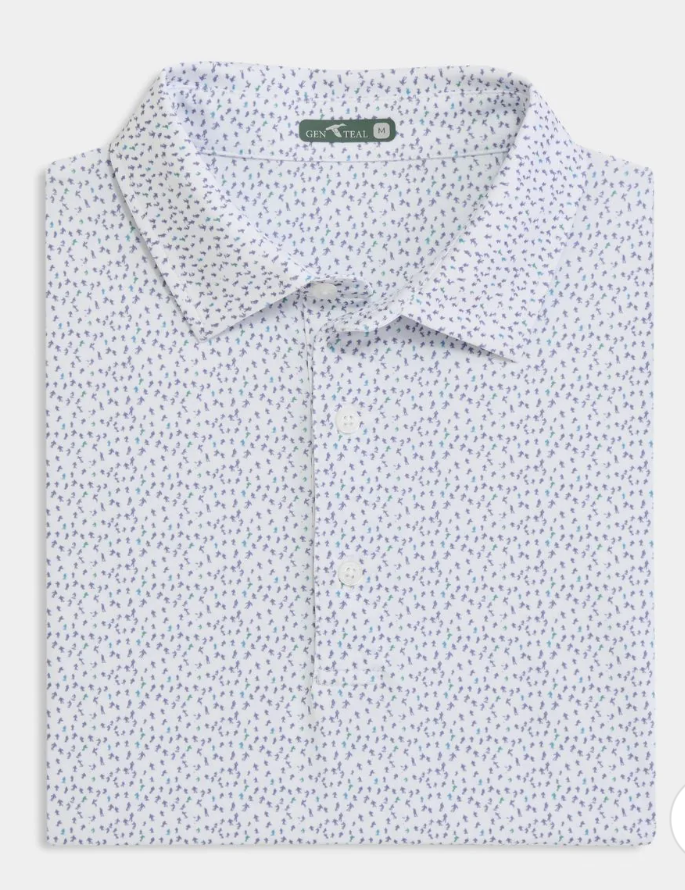 SNOW SPRINT PRINTED PERFORMANCE POLO