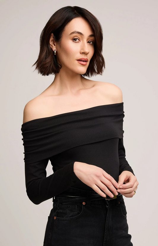 BLACK CHARLIZE TOP