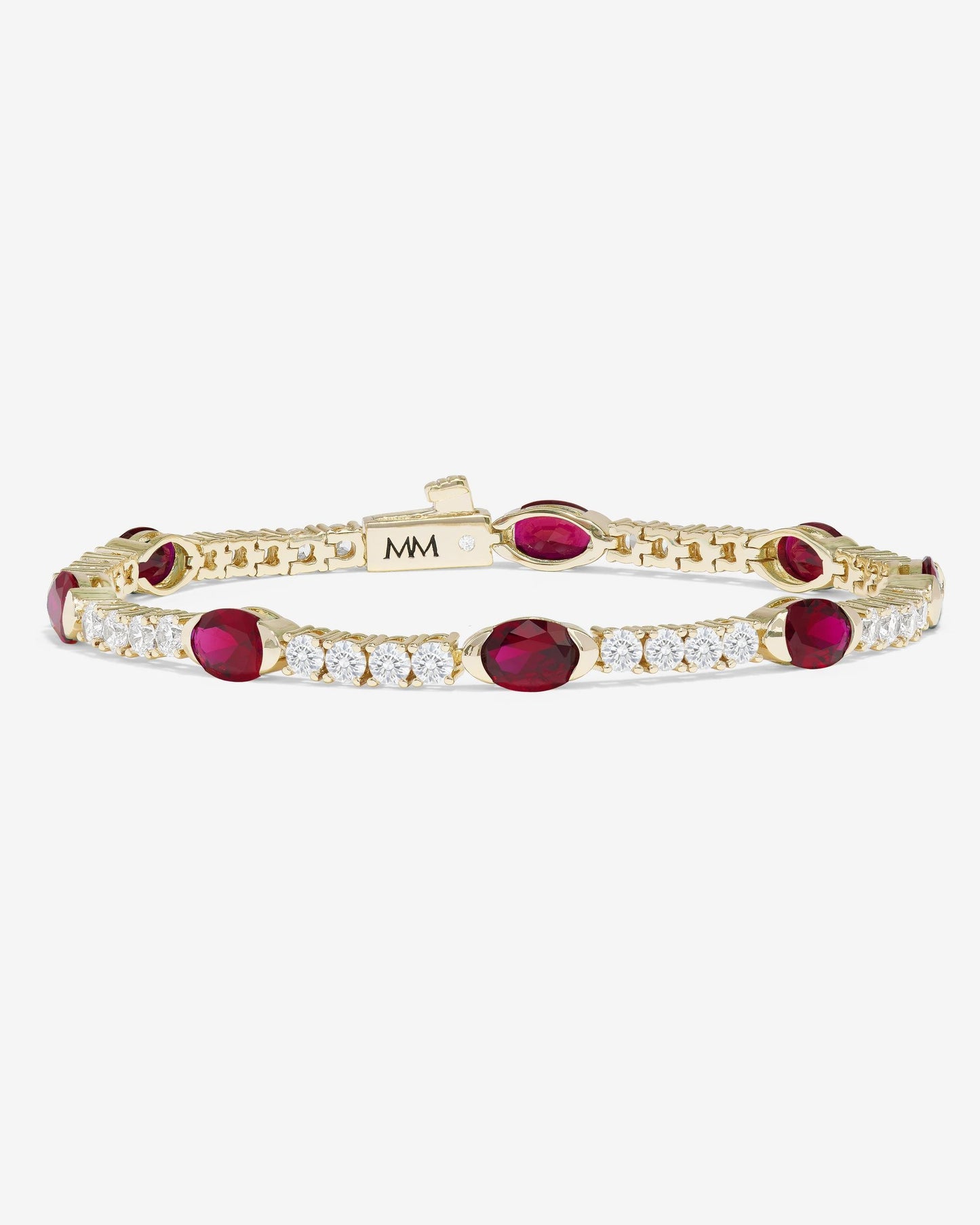 RED MAVEN TENNIS BRACELET