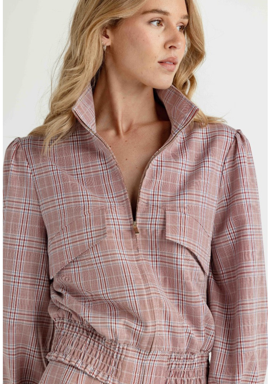 FOXGLOVE CHECK EVER JACKET