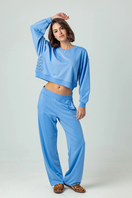 DELLA BLUE CORALIE SWEATSHIRT