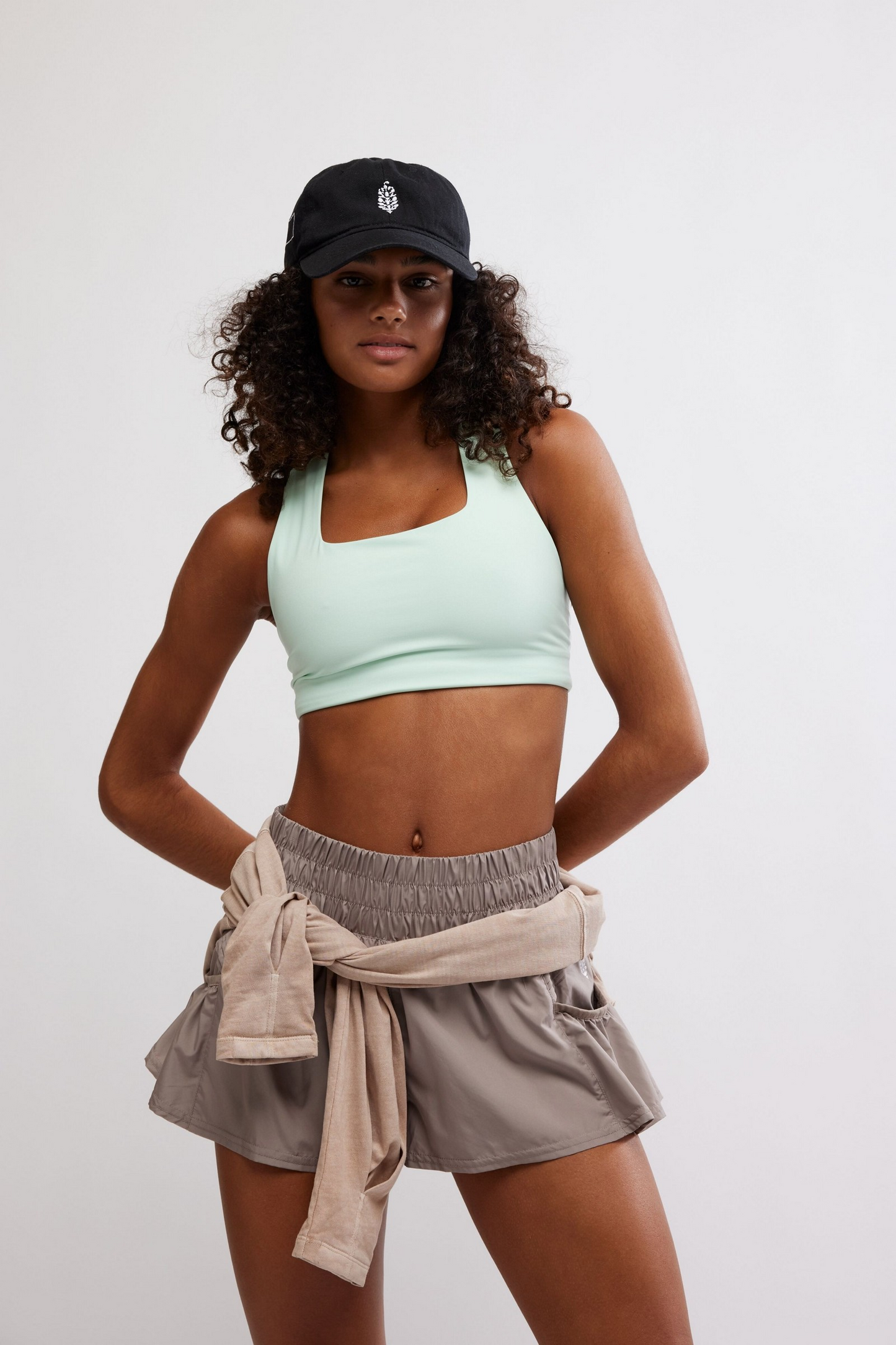 FREE PEOPLE PISTACHIO WIN WIN SPORTS BRA