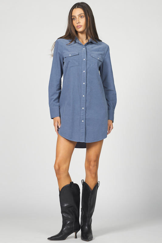 VINTAGE INDIGO RORY DRESS