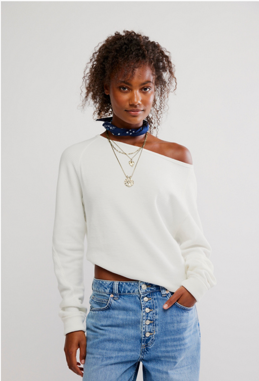 CLEAN IVORY JESS LONG SLEEVE