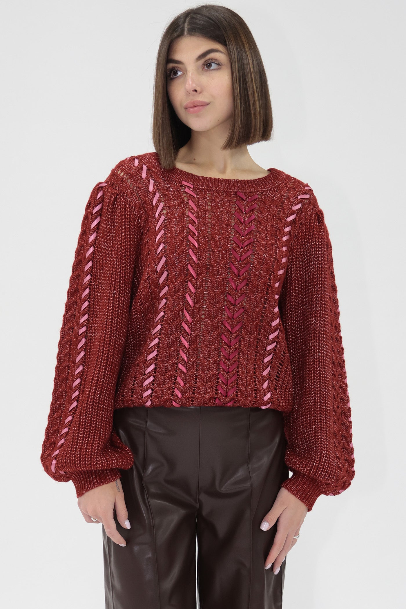 RED ROSE HARPER SWEATER