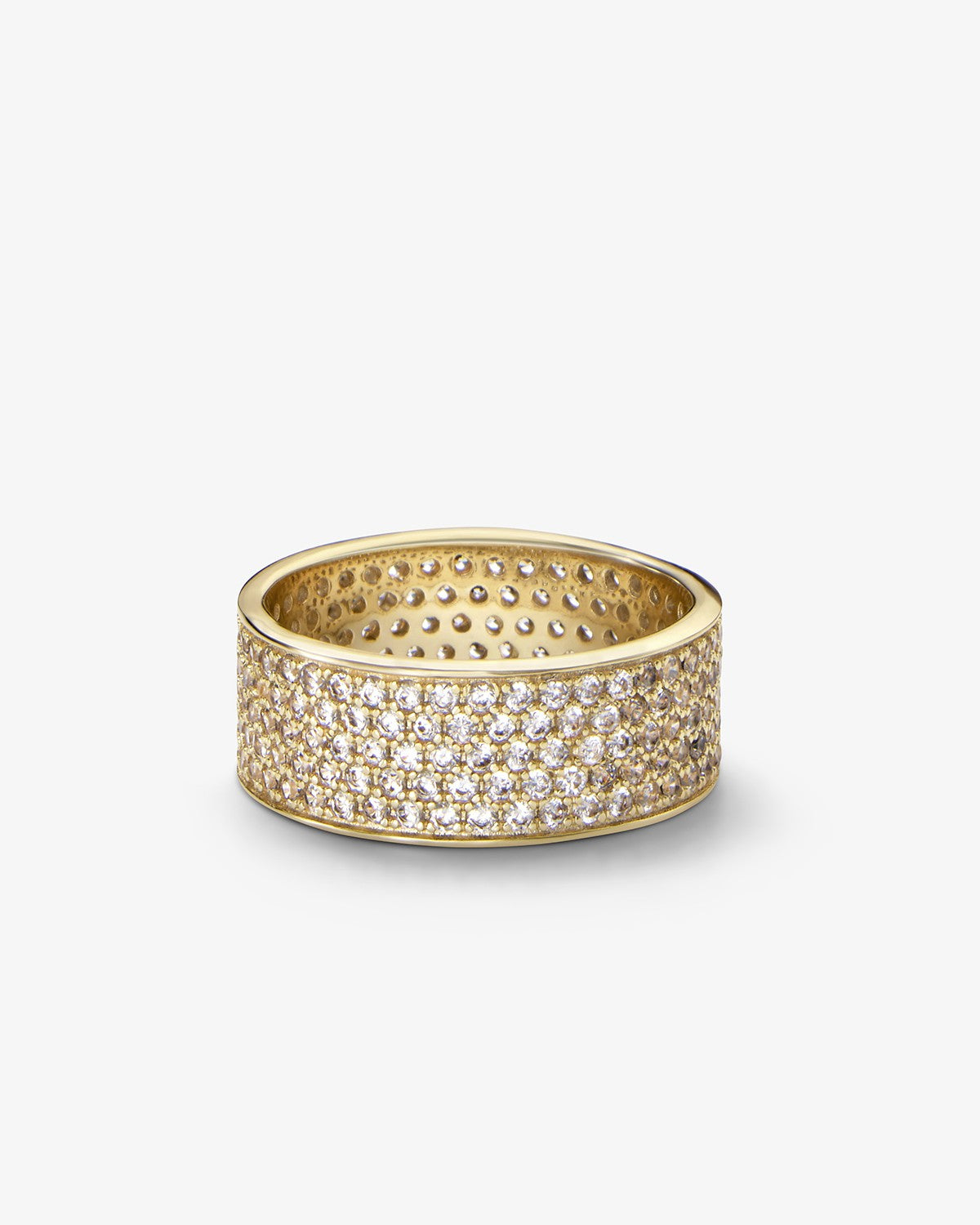 MELINDA MARIA SLICK PAVE RING