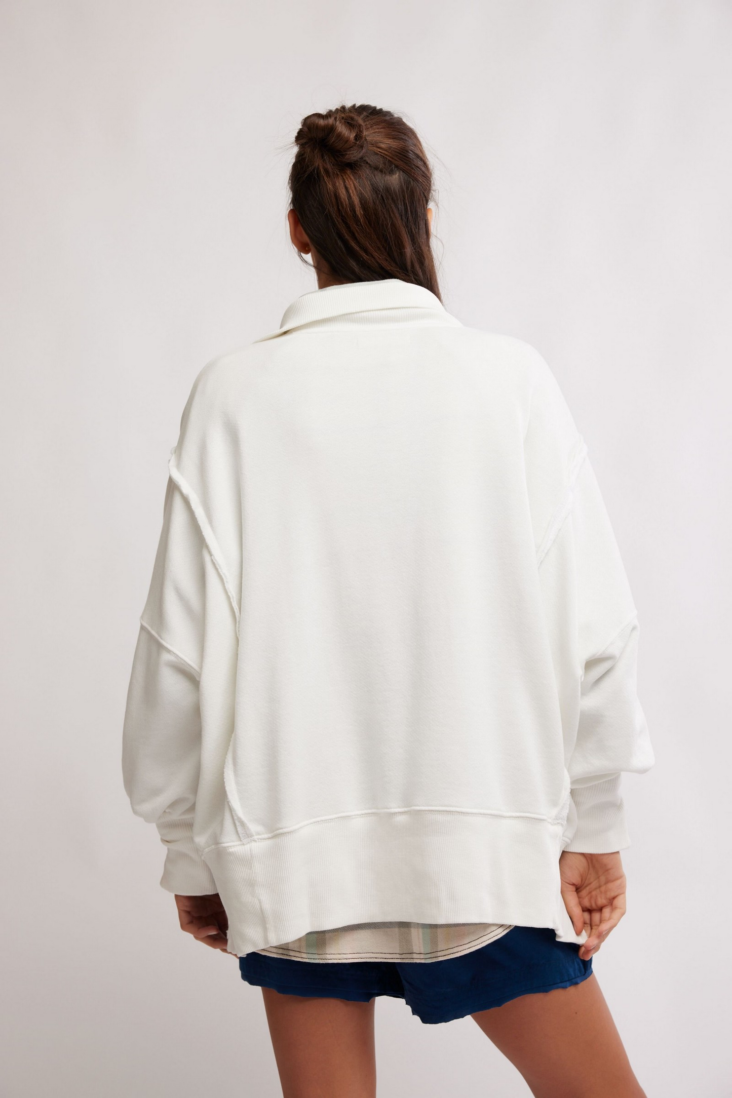 FREE PEOPLE OPTIC WHITE CAMDEN HENLEY