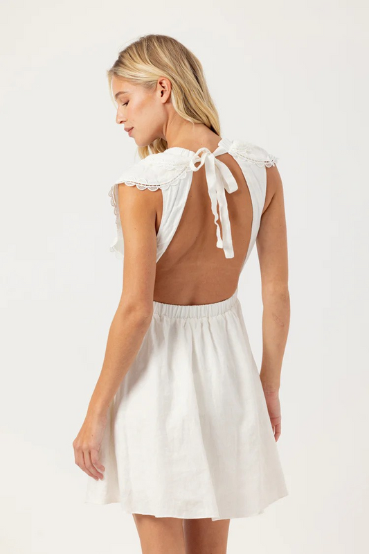 SUNDAYS WHITE AURORA DRESS