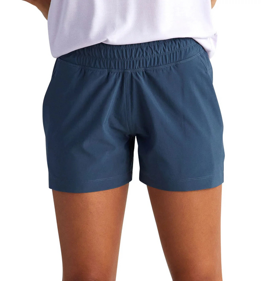 FREE FLY WOMENS'S BLUE DUSK PULL-ON SHORT