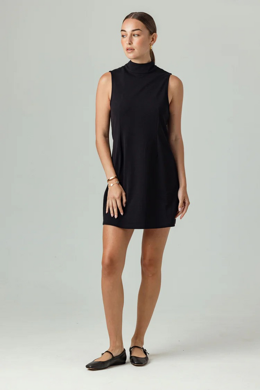 SUNDAYS BLACK TRISTAN DRESS