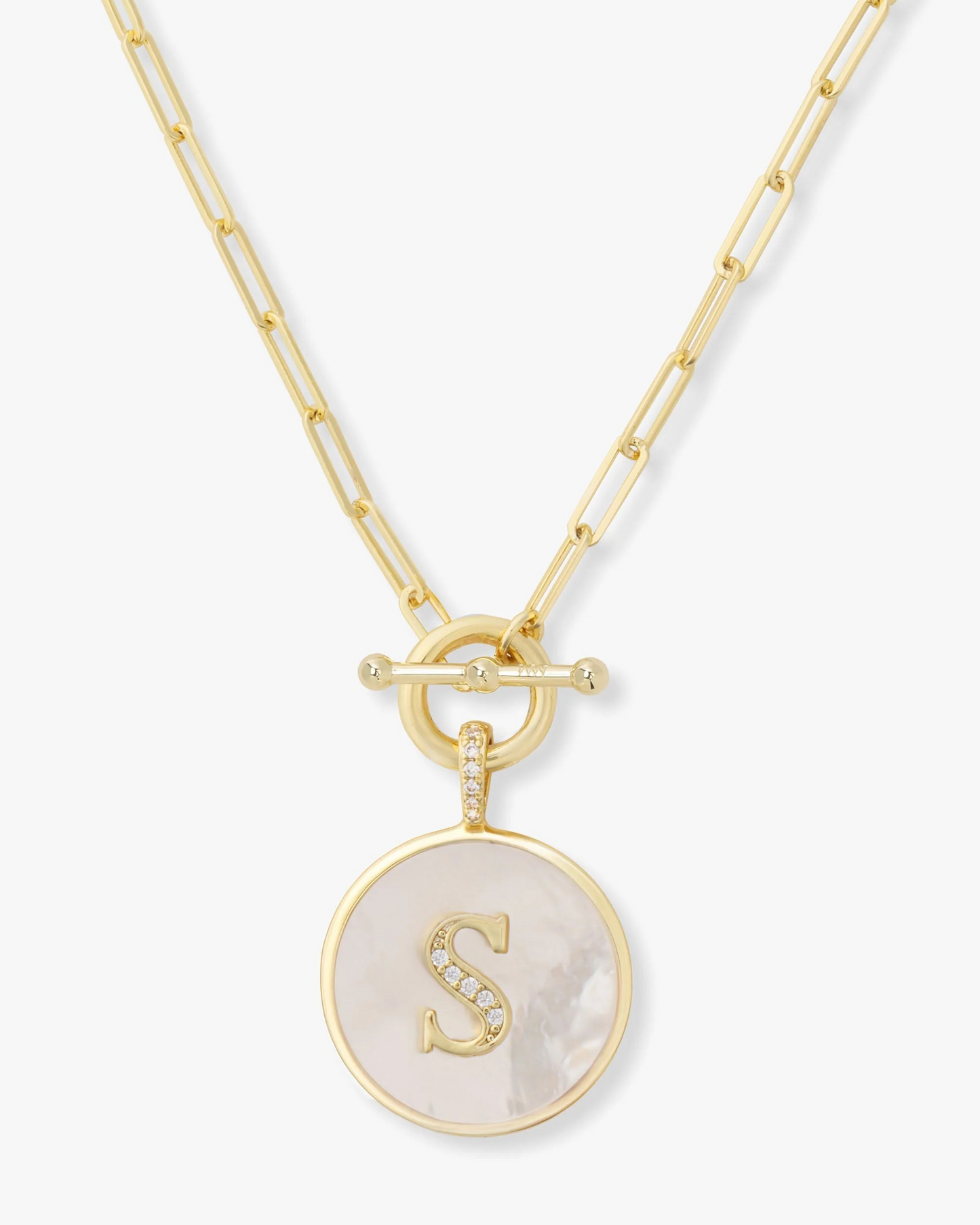 LOVE LETTER MEDALLIAN NECKLACE
