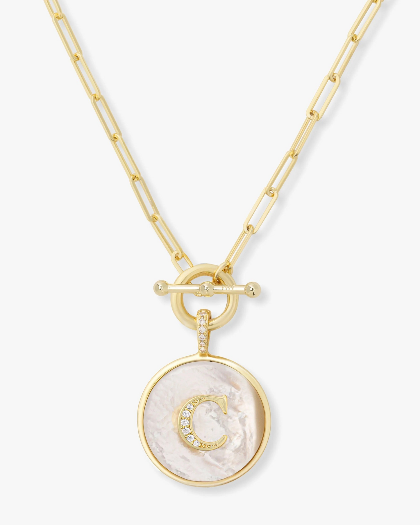 LOVE LETTER MEDALLIAN NECKLACE