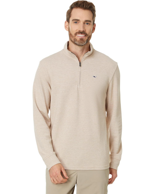 OFFICER KHAKI SALTWATER QUARTER-ZIP