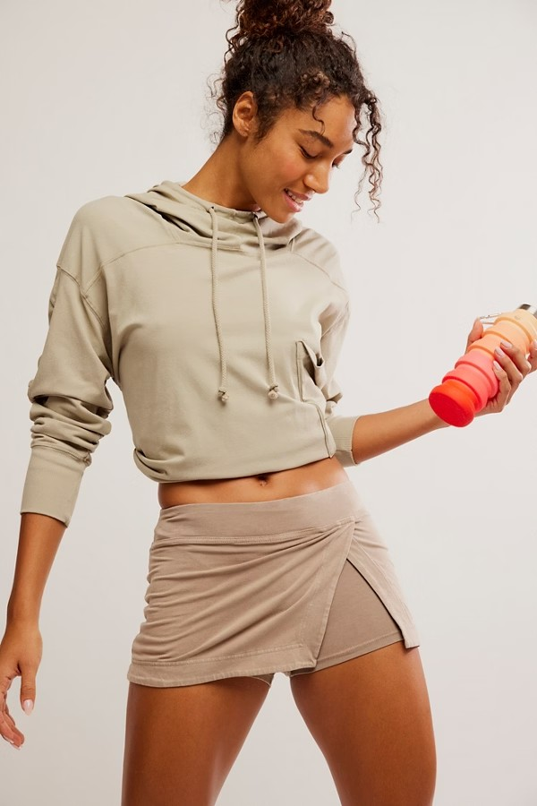 FREE PEOPLE PETAL HOT SHOT MINI SKORT