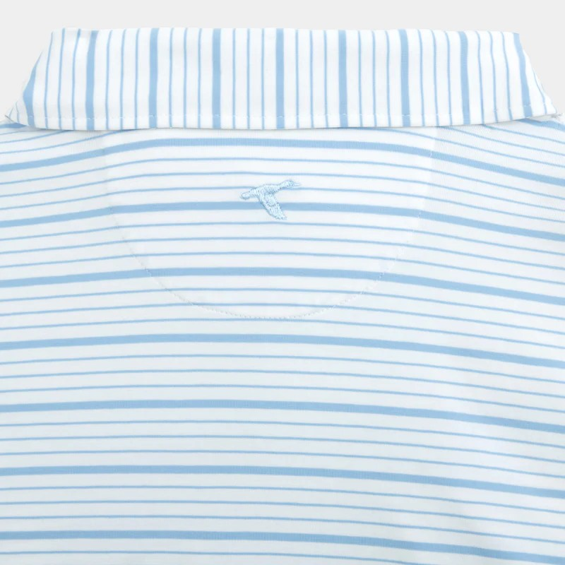 CARDIFF BLUE KELLEY COTTON BLEND POLO