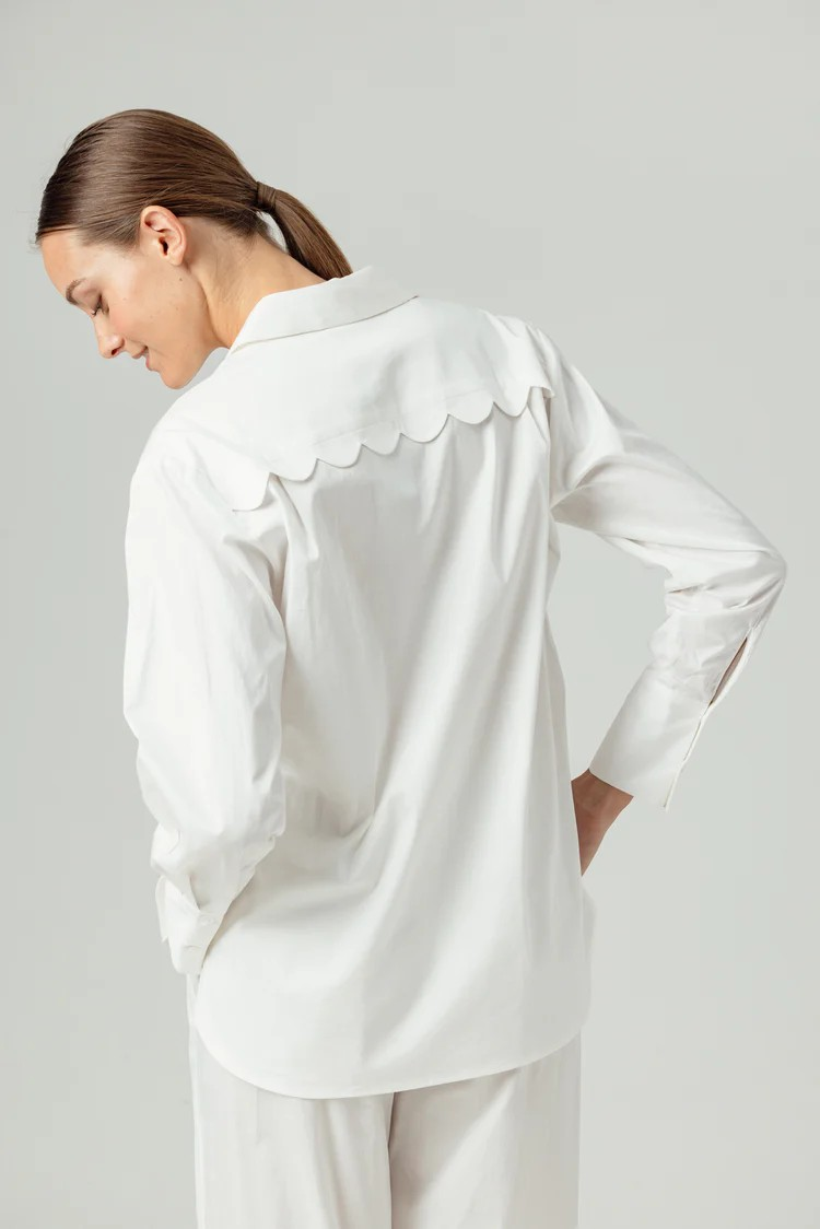 SUNDAYS WHITE CORAL SHIRT