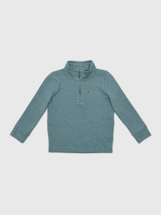 BOY'S LOW COUNTRY LODEN SALTWATER QUARTER ZIP