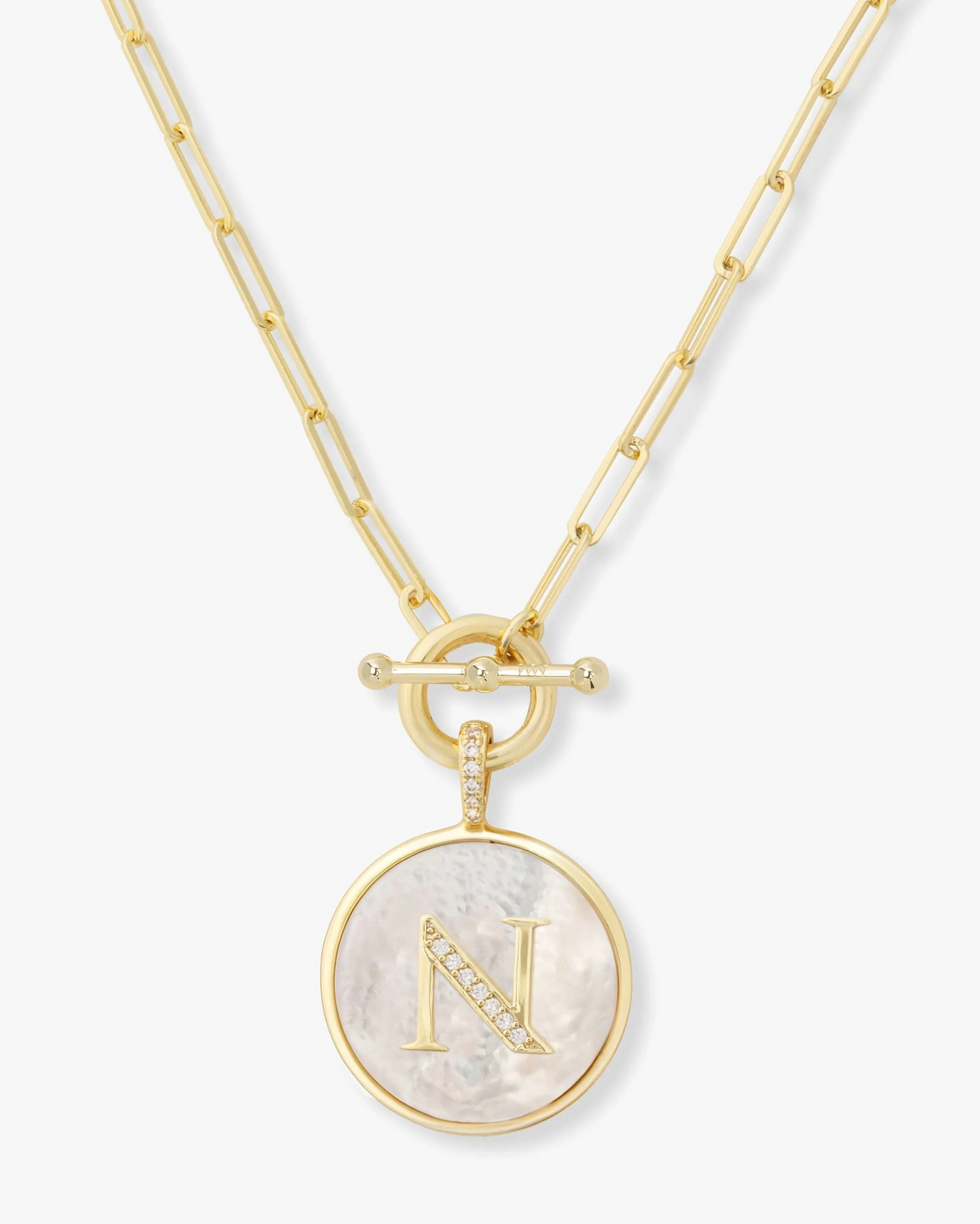 LOVE LETTER MEDALLIAN NECKLACE