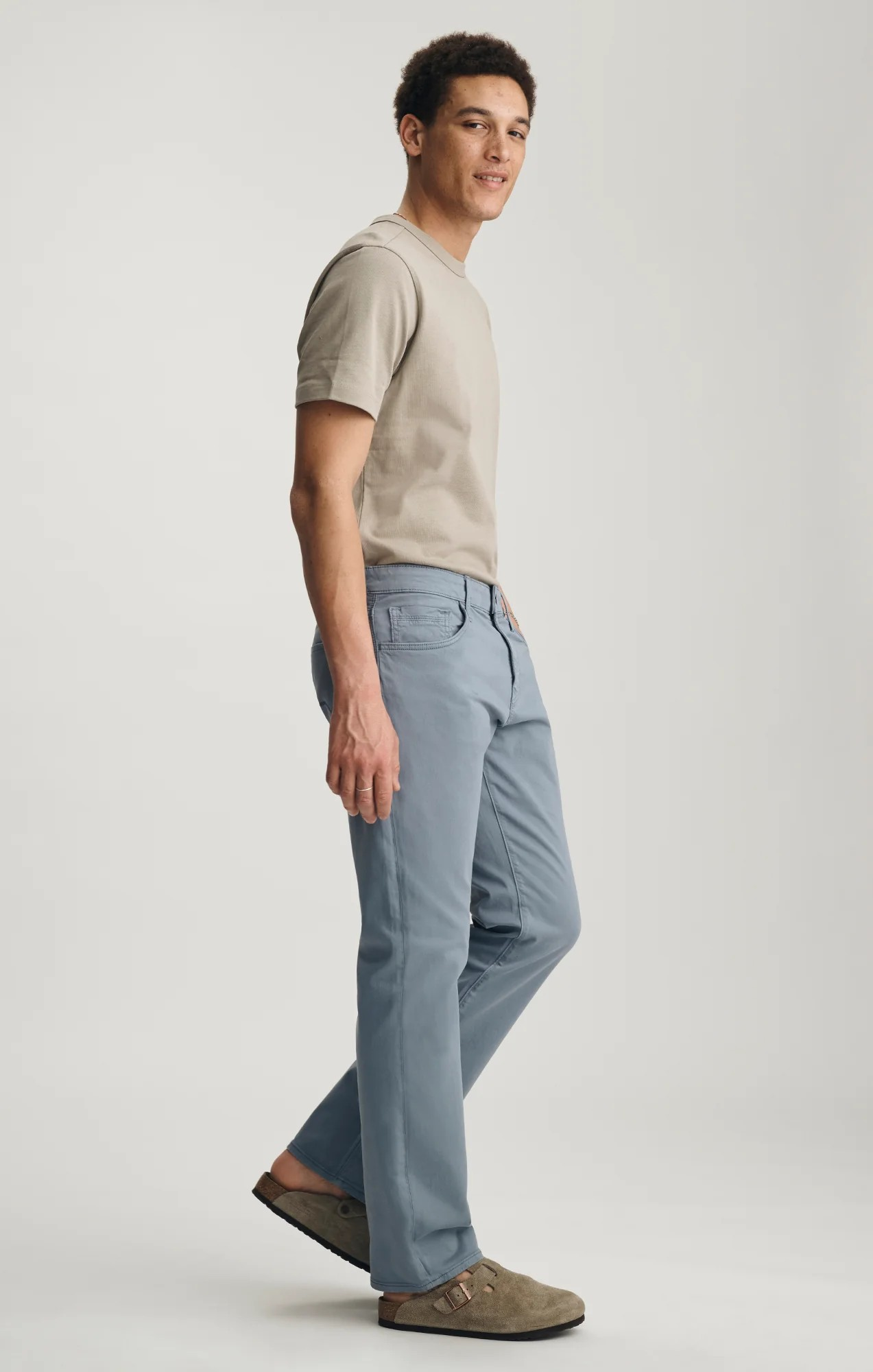 MATT STEEL TWILL CLASSIC STRAIGHT LEG PANT
