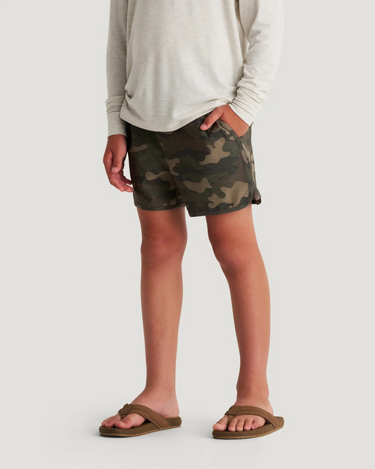 WOODLAND CAMO YOUTH REVERB SHORT